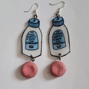 Handmade anti acid earrings